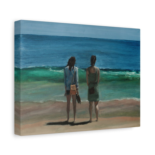 "The Women On The Beach" Open Edition Canvas Print
