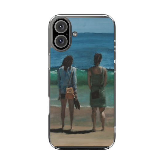 "The Women On The Beach" Painting - Phone Case
