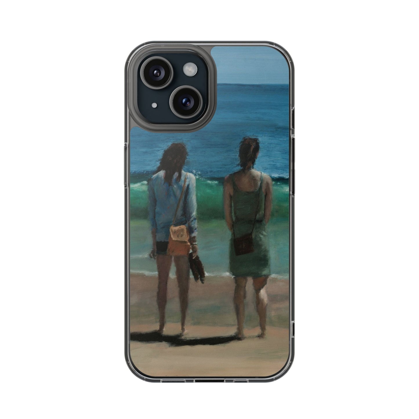 "The Women On The Beach" Painting - Phone Case