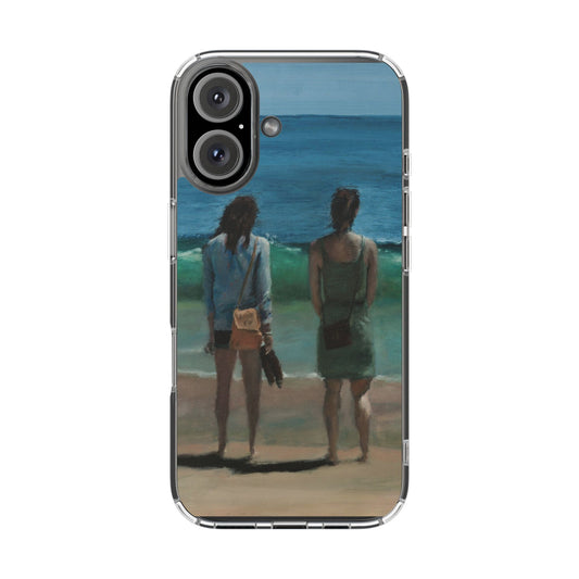 "The Women On The Beach" Painting - Phone Case