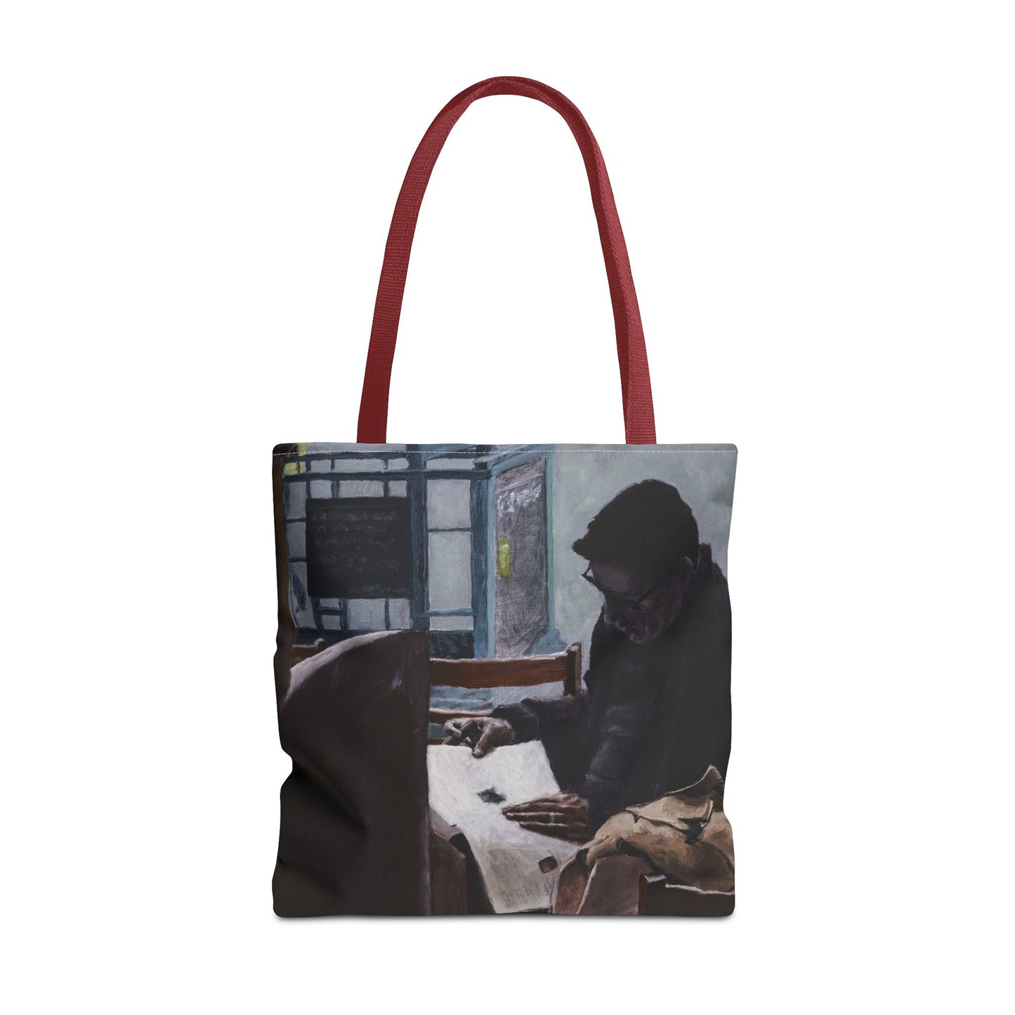 "The Man In The Cigar Shop" Painting - Tote Bag