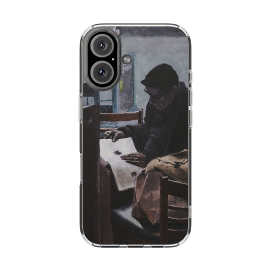 "The Man In The Cigar Shop" Painting - Phone Case