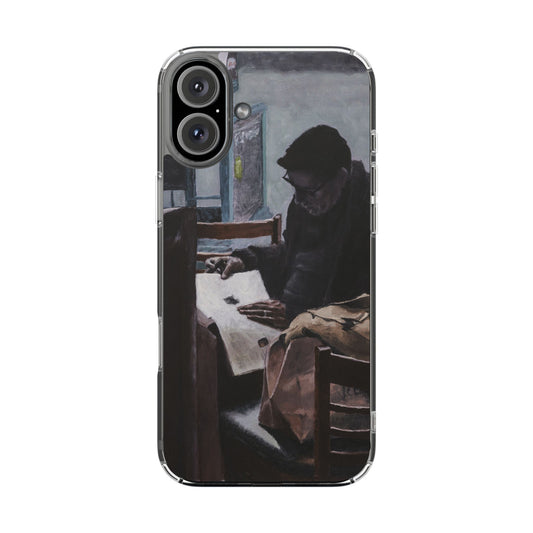 "The Man In The Cigar Shop" Painting - Phone Case