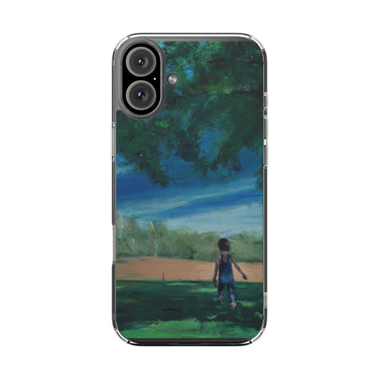 "The Boy In The Field" Painting - Phone Case