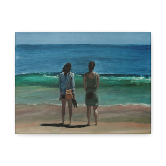 "The Women On The Beach" Open Edition Canvas Print