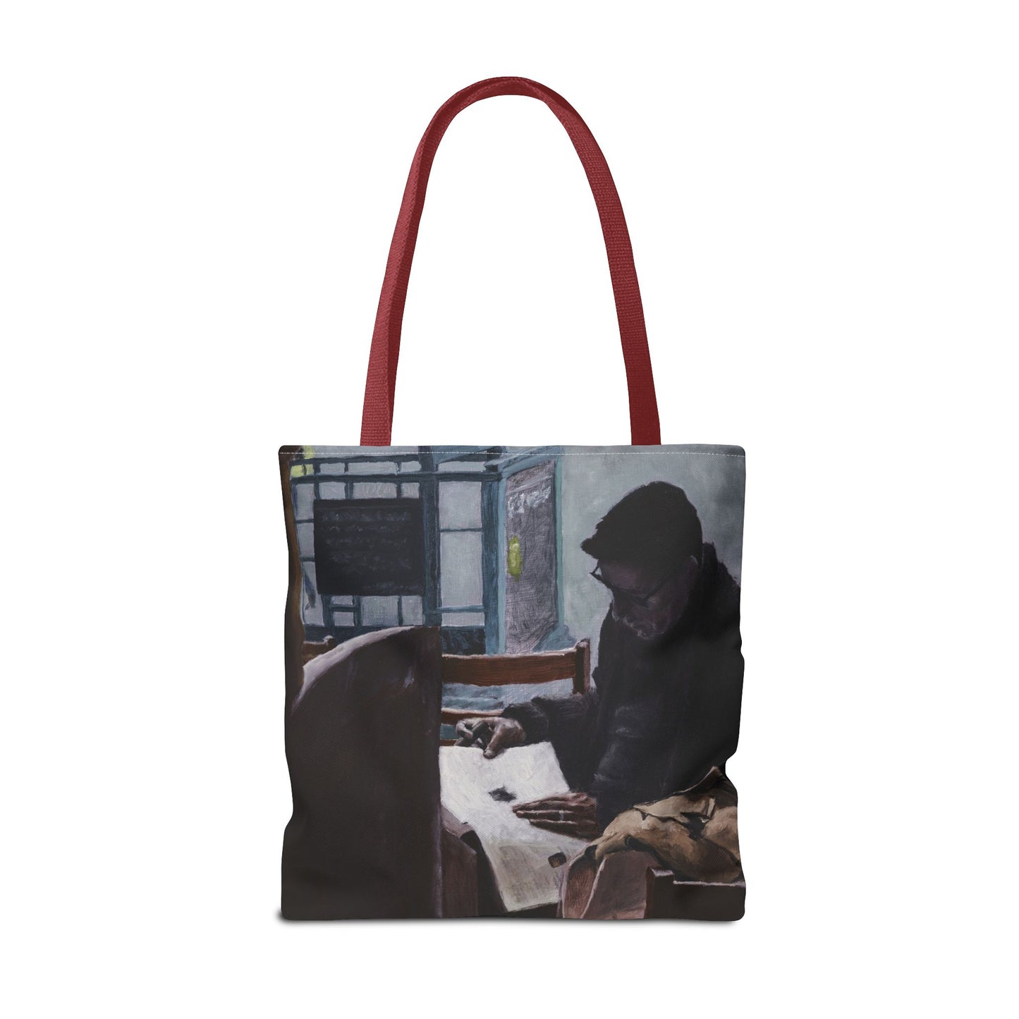 "The Man In The Cigar Shop" Painting - Tote Bag