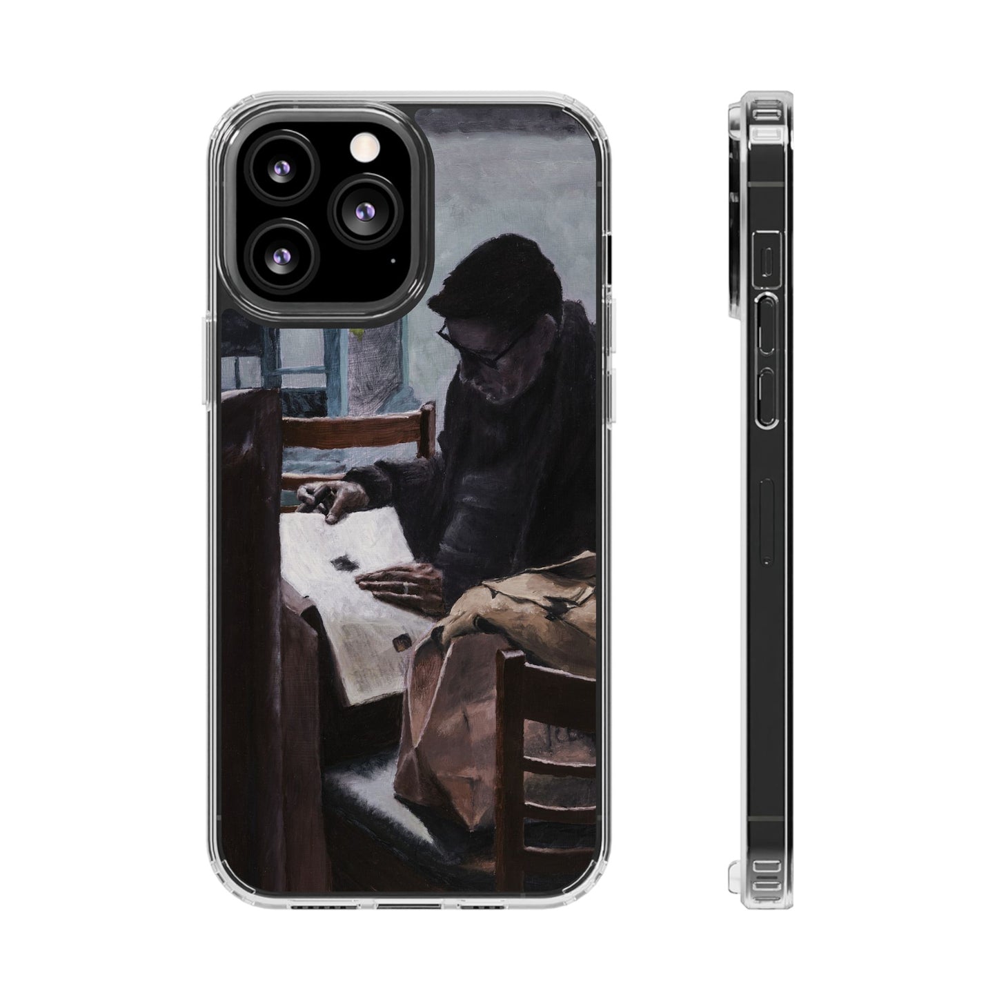 "The Man In The Cigar Shop" Painting - Phone Case