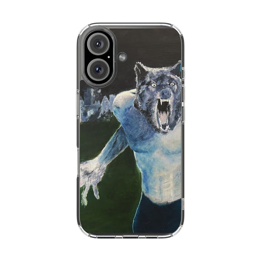 "The Wolfman" Painting - Phone Case