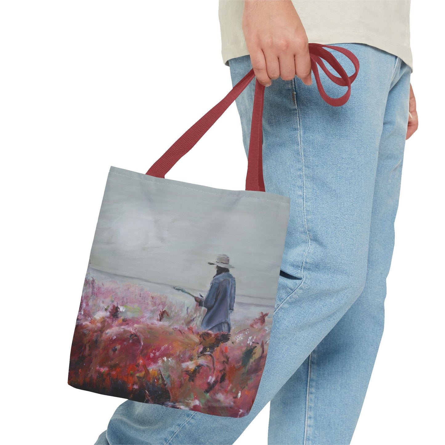 "The Woman In the Field" Painting - Tote Bag