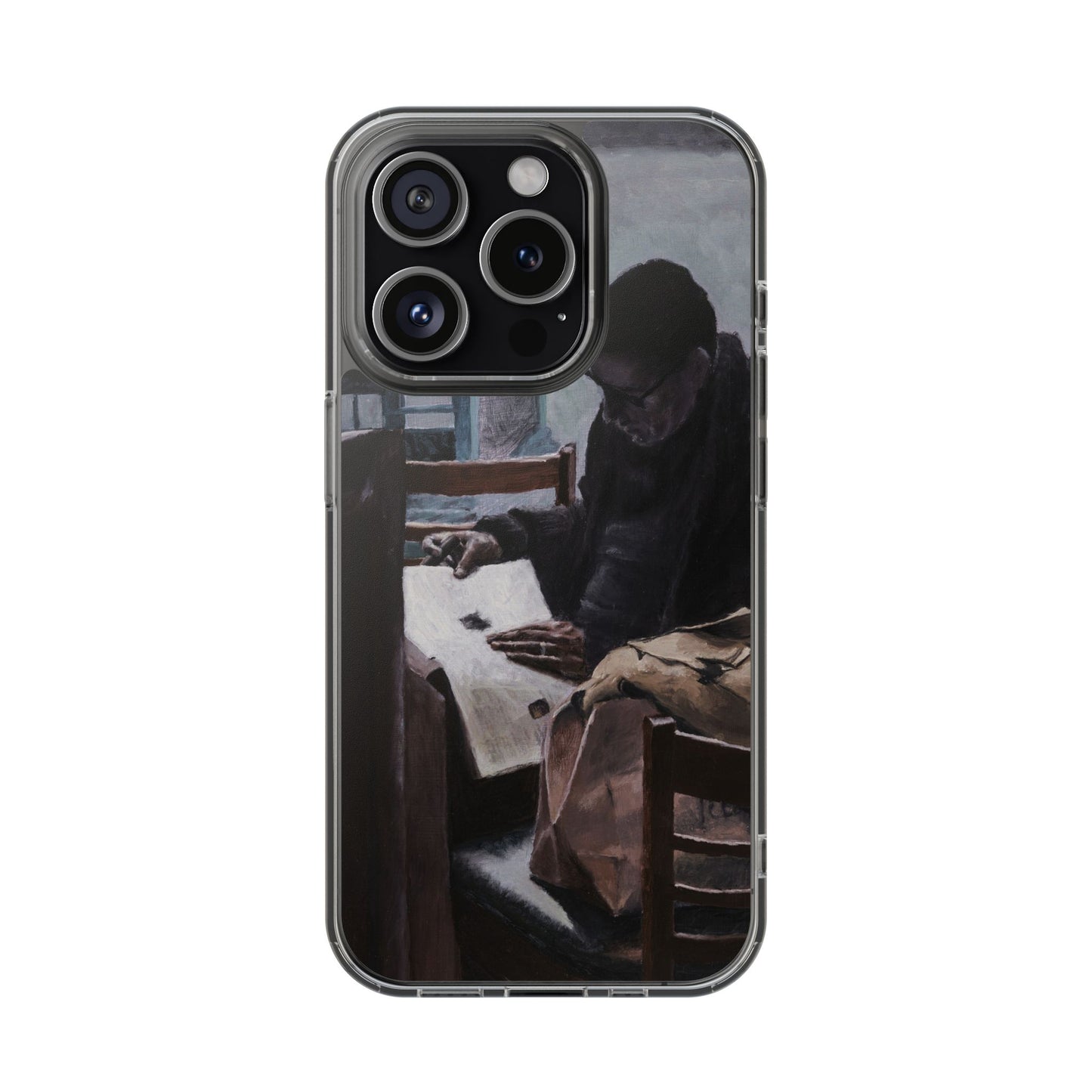 "The Man In The Cigar Shop" Painting - Phone Case