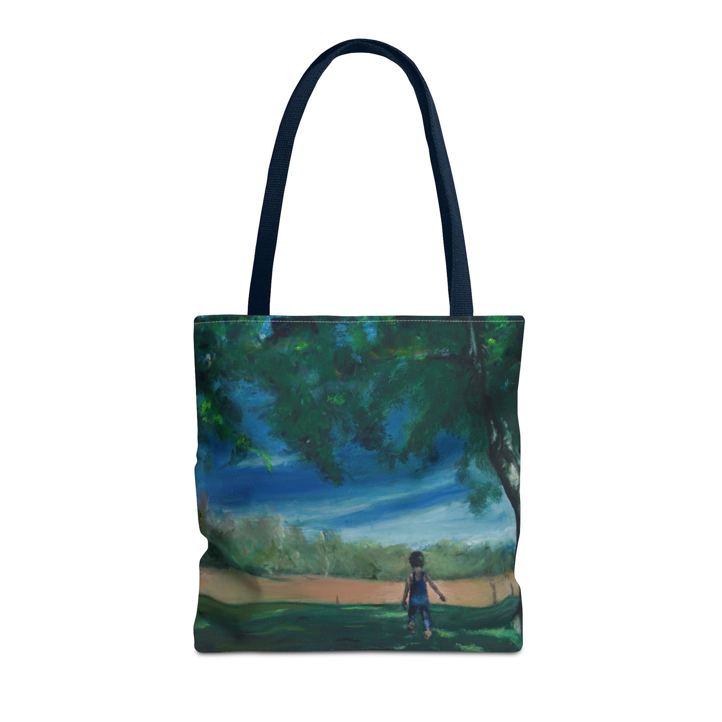 "The Boy In The Field" Painting - Tote Bag