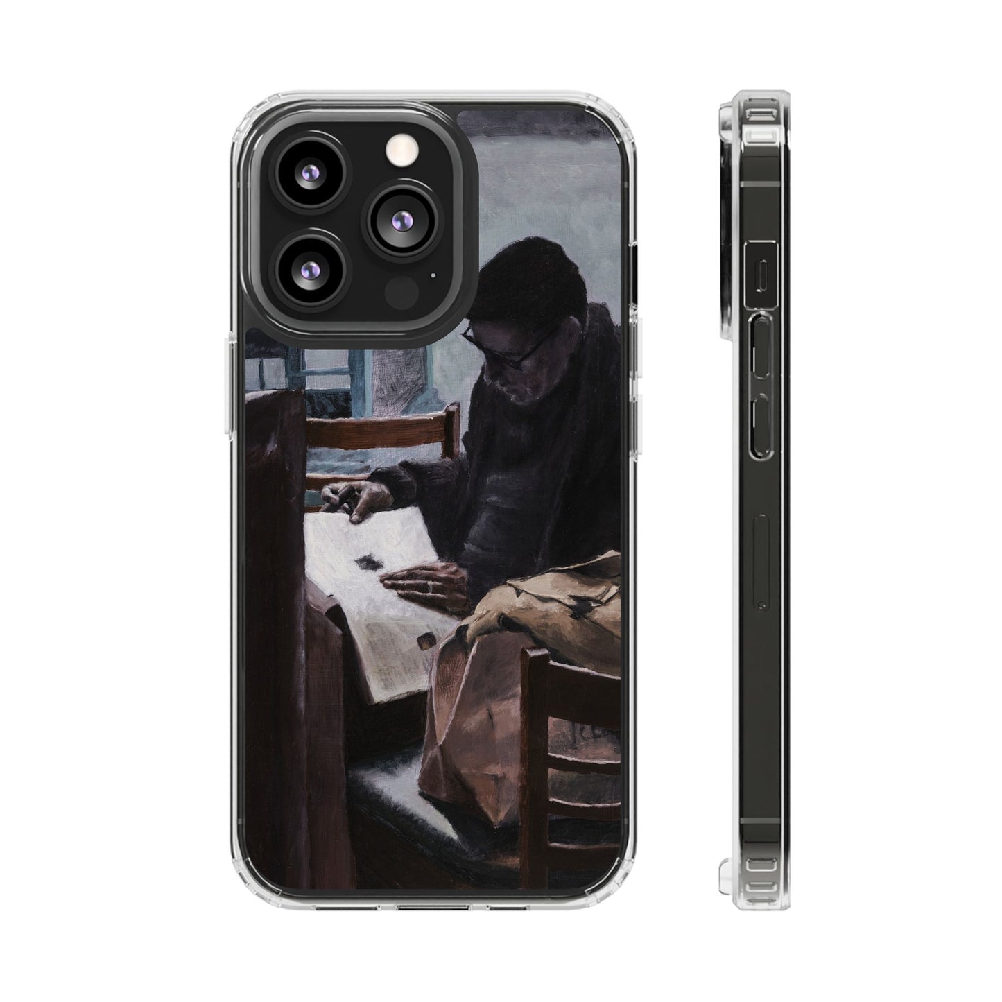"The Man In The Cigar Shop" Painting - Phone Case