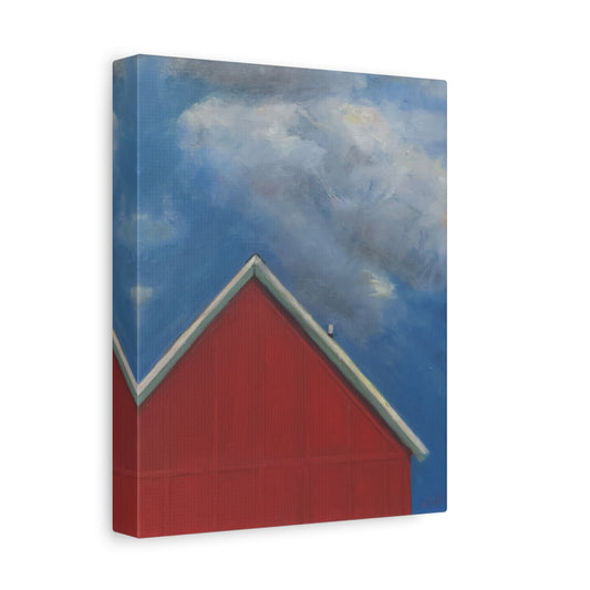 "The Red On The Blue" Open Edition Canvas Print