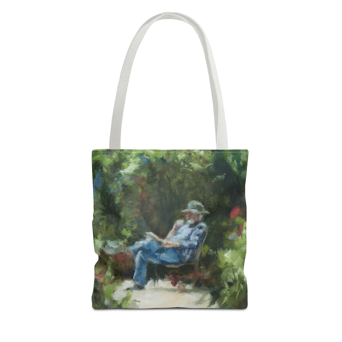 "The Man In The Garden" Painting - Tote Bag