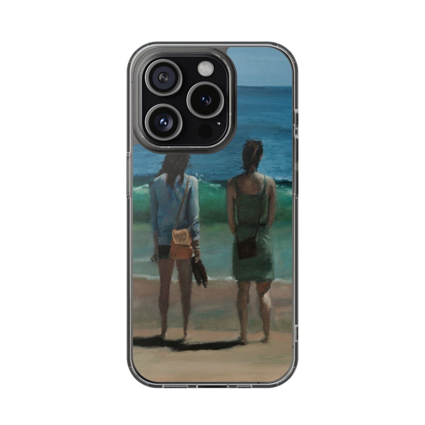 "The Women On The Beach" Painting - Phone Case
